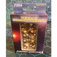 Interceptor: Terran Commonwealth Dice Set