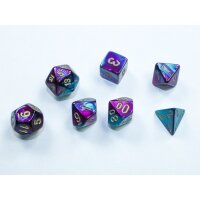 Gemini® Mini-hedral™ Purple-Teal/gold 7-Die Set