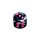 Gemini Black-White/pink 30mm d6 Single dice w/pips (1 piece)