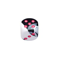 Gemini Black-White/pink 50mm d6 Single dice w/pips (1 piece)