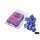 Nebula Aura/white Luminary Set of Ten d10s