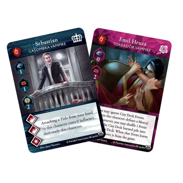 Vampire: The Masquerade Rivals Expandable Card Game Heart of Europe Promo Cards