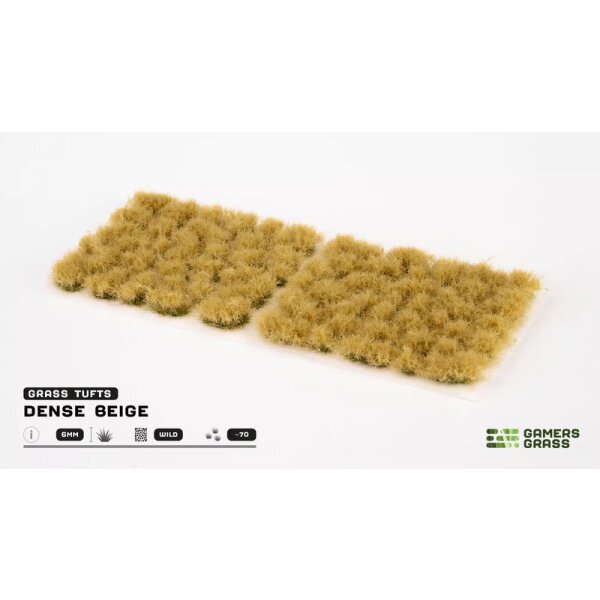 Grass Tufts - Dense Beige 6mm