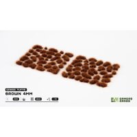 Grass Tufts - Brown 4mm - Wild