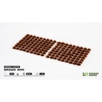 Grass Tufts - Brown 4mm - Small