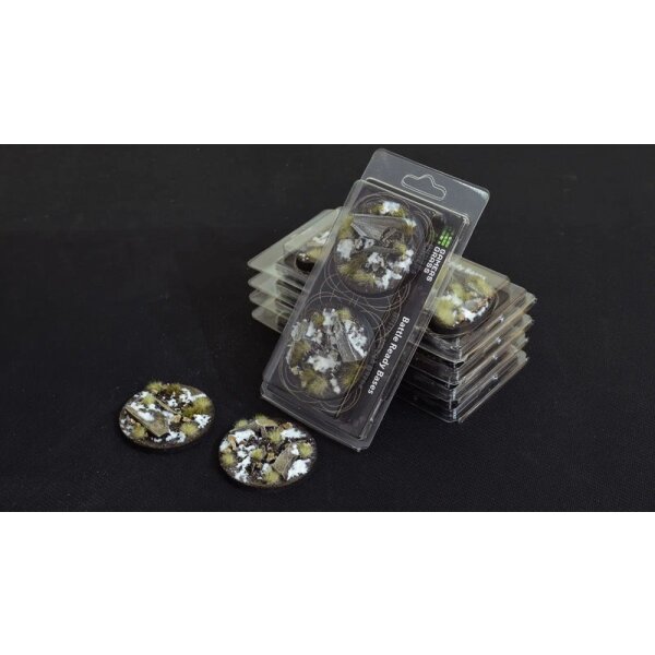 Battle Ready Bases - Winter - Round 60mm (x2)