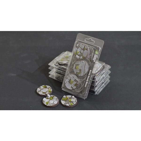 Battle Ready Bases - Temple - Round 50mm (x3)