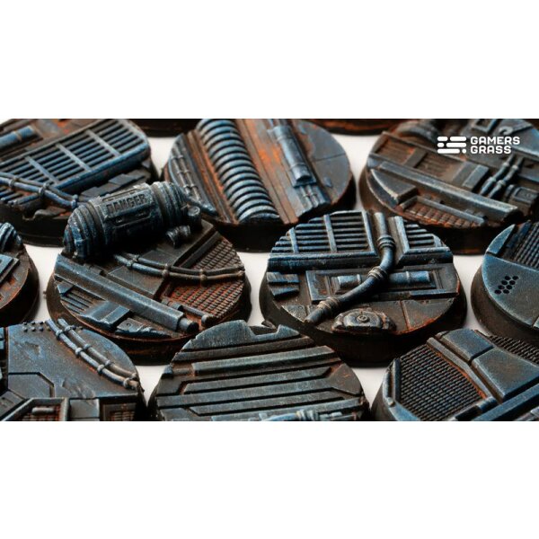 Battle Ready Bases - Spaceship Corridor - Round 25mm (x10)