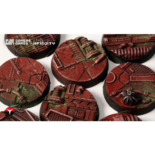 Battle Ready Bases - Nomad Crew Deck - Round 25mm (8x)
