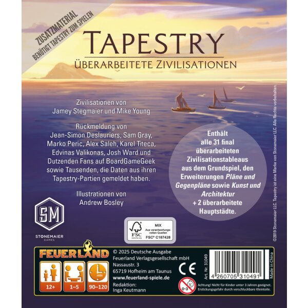 Tapestry: Überarbeitete Zivilisationen