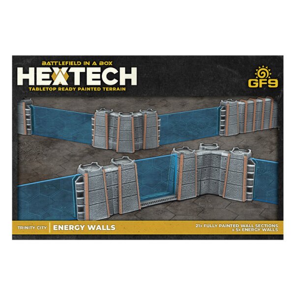 Trinity City Energy Walls (x26) - Grey/Blue