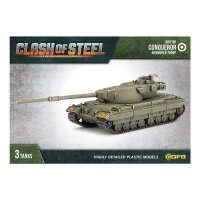Conqueror Heavy Tank Troop (x3 Plastic)