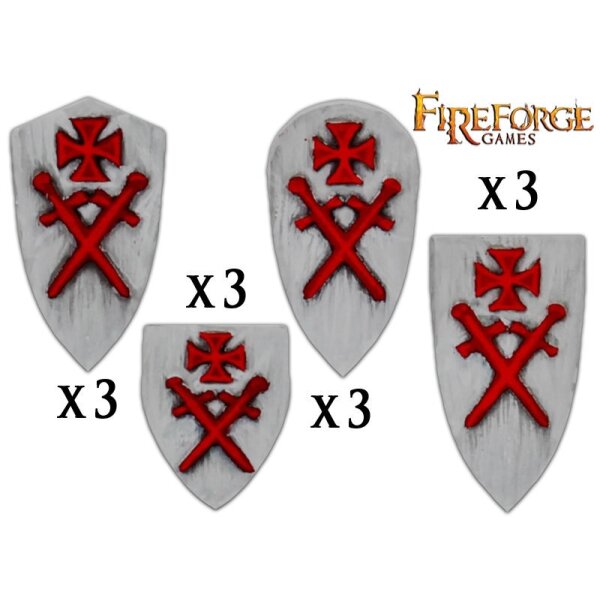 Livonian Order Shields 2 (12pcs.)