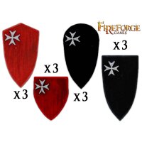 Hospitaller Order Shields 2 (12pcs.)