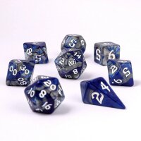 8 Piece RPG Dice Set-Paladin Steel