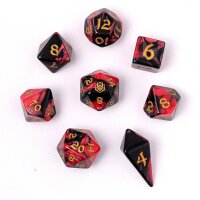 8 Piece RPG Dice Set-Blood Pact