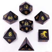Dragons Hoard Gemstone Dice - Blue Sandstone