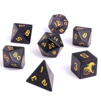 Dragons Hoard Gemstone Dice - Blue Sandstone