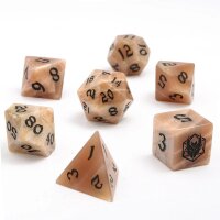 DRAGONS HOARD GEMSTONE DICE - MOONSTONE
