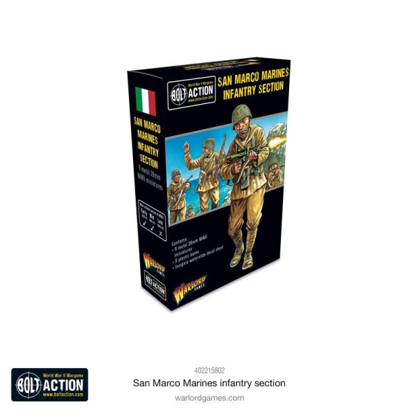 Bolt Action: Italian San Marco Marines Infantry Section