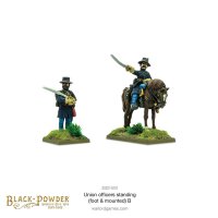 Black Powder: Union Officers Standing B (Foot & Mounted)