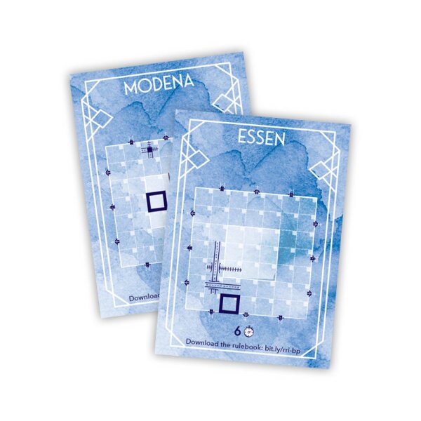 Railroad Ink Challenge - Promo Modena Essen Blueprint Card
