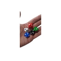 Set of  4 d10 sided dice + 1 as gift