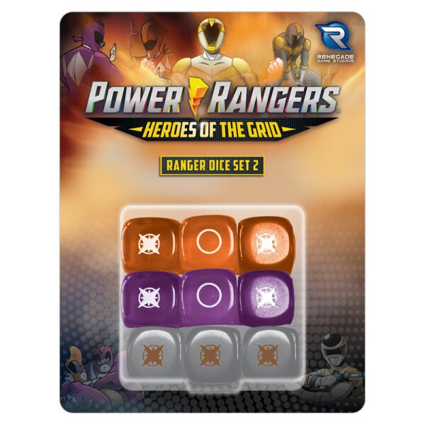 Power Rangers Heroes of the Grid Ranger Dice Set #2