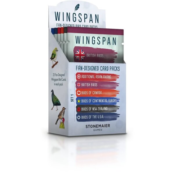 Wingspan Fan-Designed Bird Promo Set 1