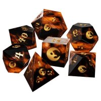 Crooked Moon Resin Dice