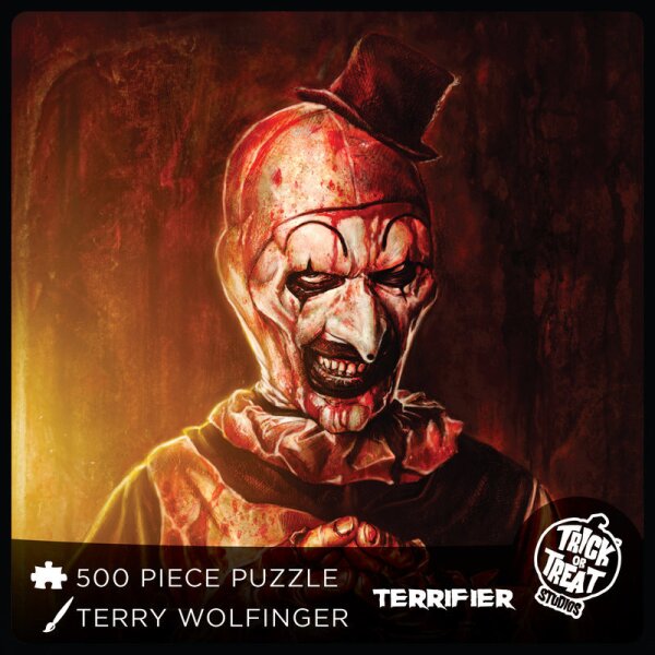 Terrifier Art The Clown 500 Pc Puzzle