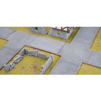 Wartorn Village: Cobblestone Road Expansion (x6)Full Painted Terrain